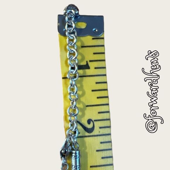 Brighton Scroll Slide Silver Tone Necklace - Picture 10 of 11